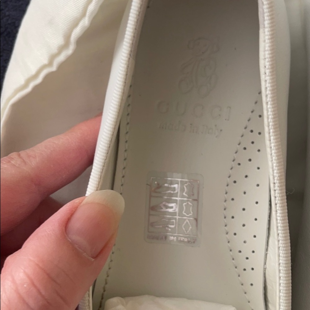 Gucci White Gomma Nappa Iris Sz 32 - Picture 10 of 14